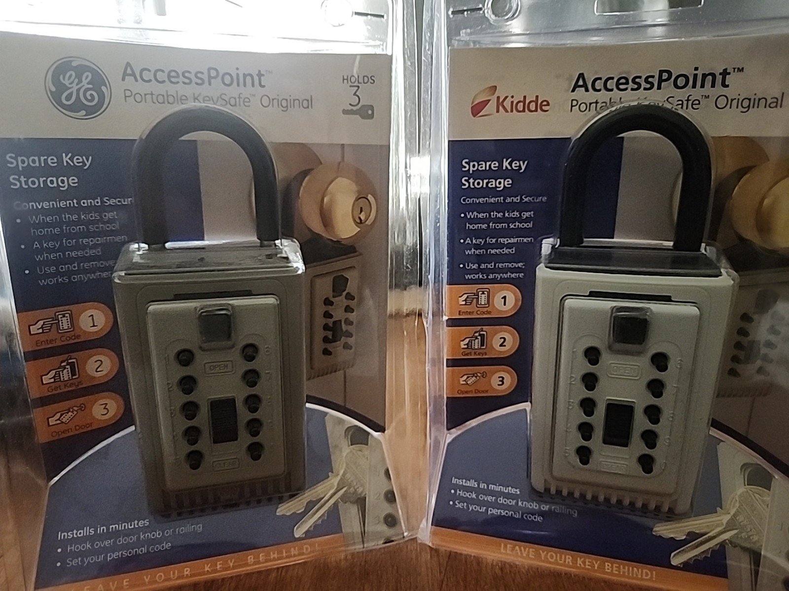Portable Keysafe (Pair)