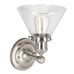 Augustin Wall Light in Satin Nickel