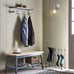 Augustin Wall Light in Satin Nickel