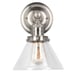 Augustin Wall Light in Satin Nickel