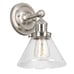 Augustin Wall Light in Satin Nickel