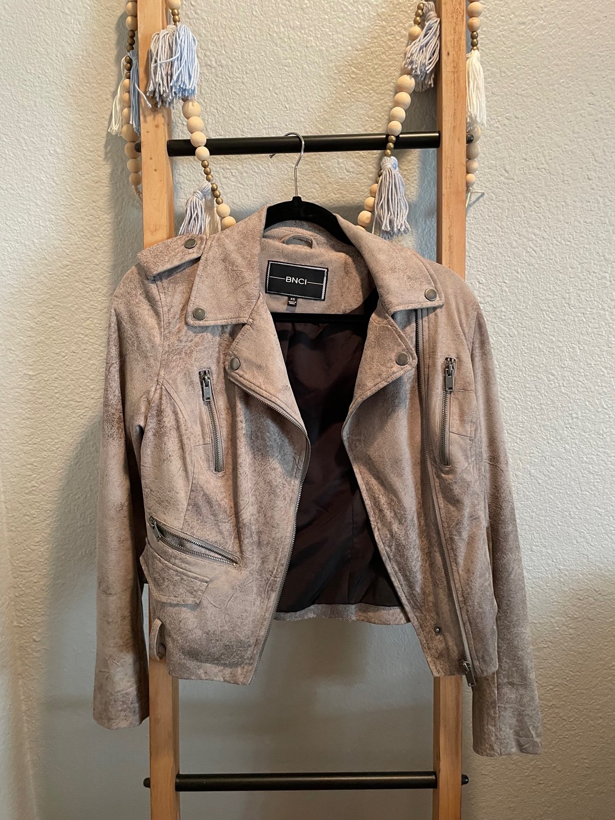 Bnci faux leather jacket