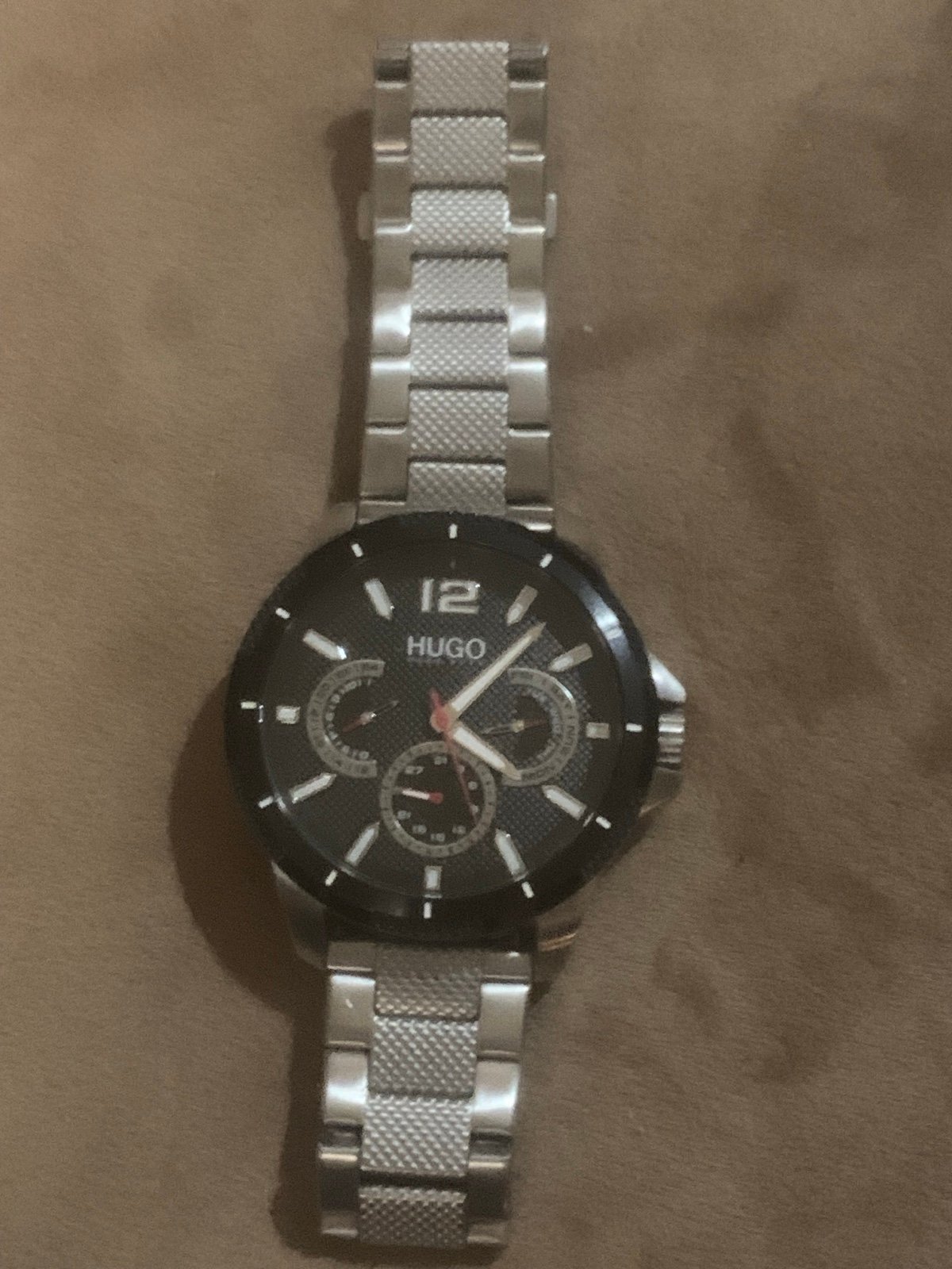 Hugo Boss Men’s Wristwatch Stainless Steel Chronograph Like New