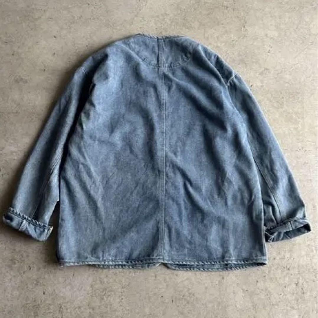 【特価】 Brand New ARULLE V-Collar Denim Jacket ジャケット・アウター