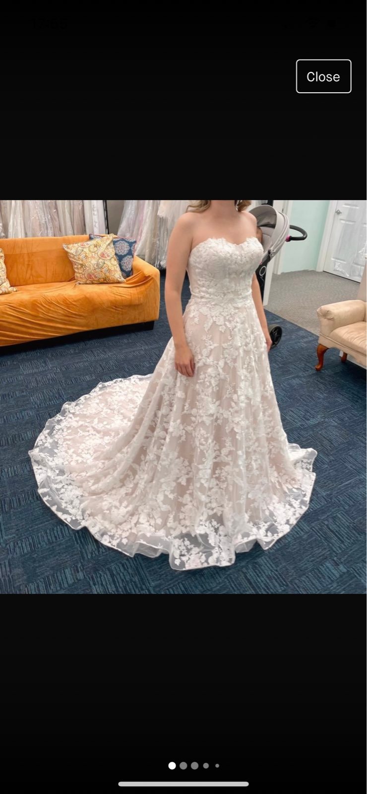 Lace Wedding Dress with Train