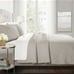 Charter Club Damask Solid Bone 3pc Quilted Coverlet Set King