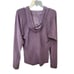 Prana velvet v-neck brown hoodie pullover sweatshirt Sz LG