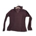 Prana velvet v-neck brown hoodie pullover sweatshirt Sz LG