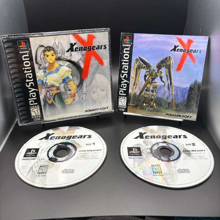 Xenogears (Sony PlayStation 1, 1998) Complete in Box - Black Label - Authentic