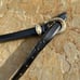 Vintage 90s Western Metal Buckle Leather Belt Made in USA