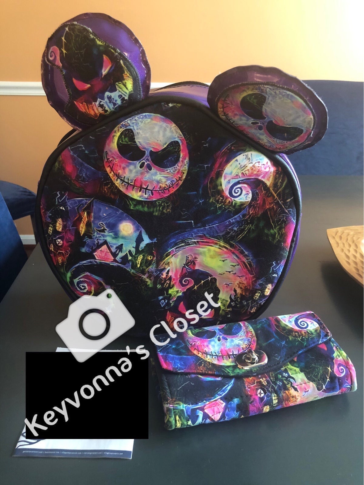 Nightmare After Christmas Disney backpack & wallet by Monster Creations