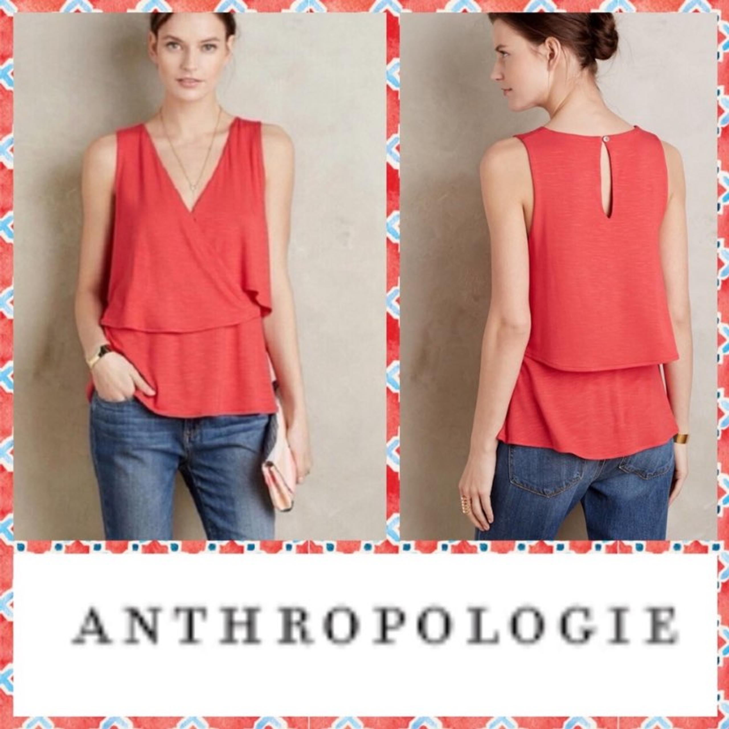 Anthropologie Deletta Valma Tiered Tank