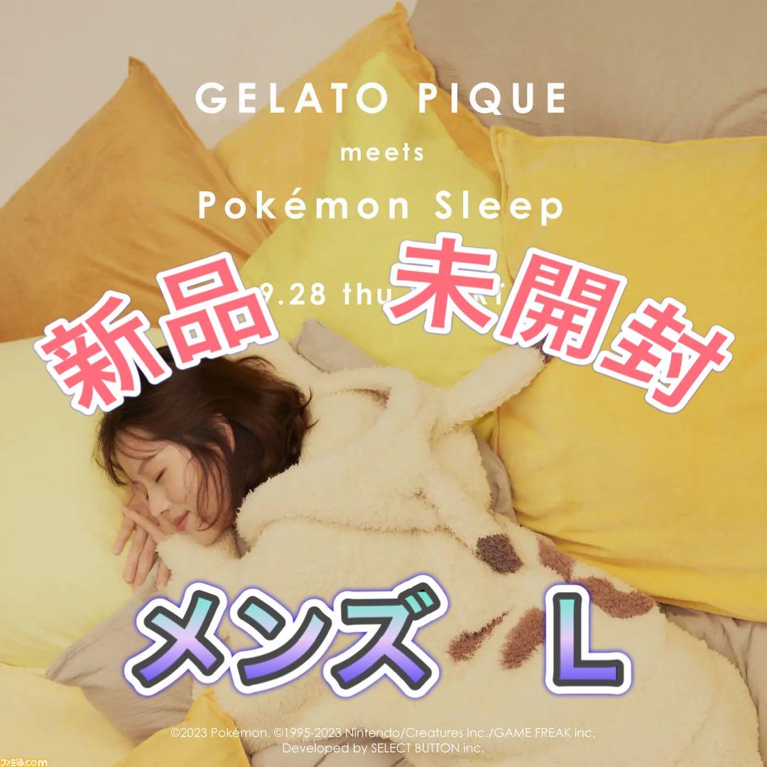 Gelato Pique Pokemon Sleep Men's L Pikachu New