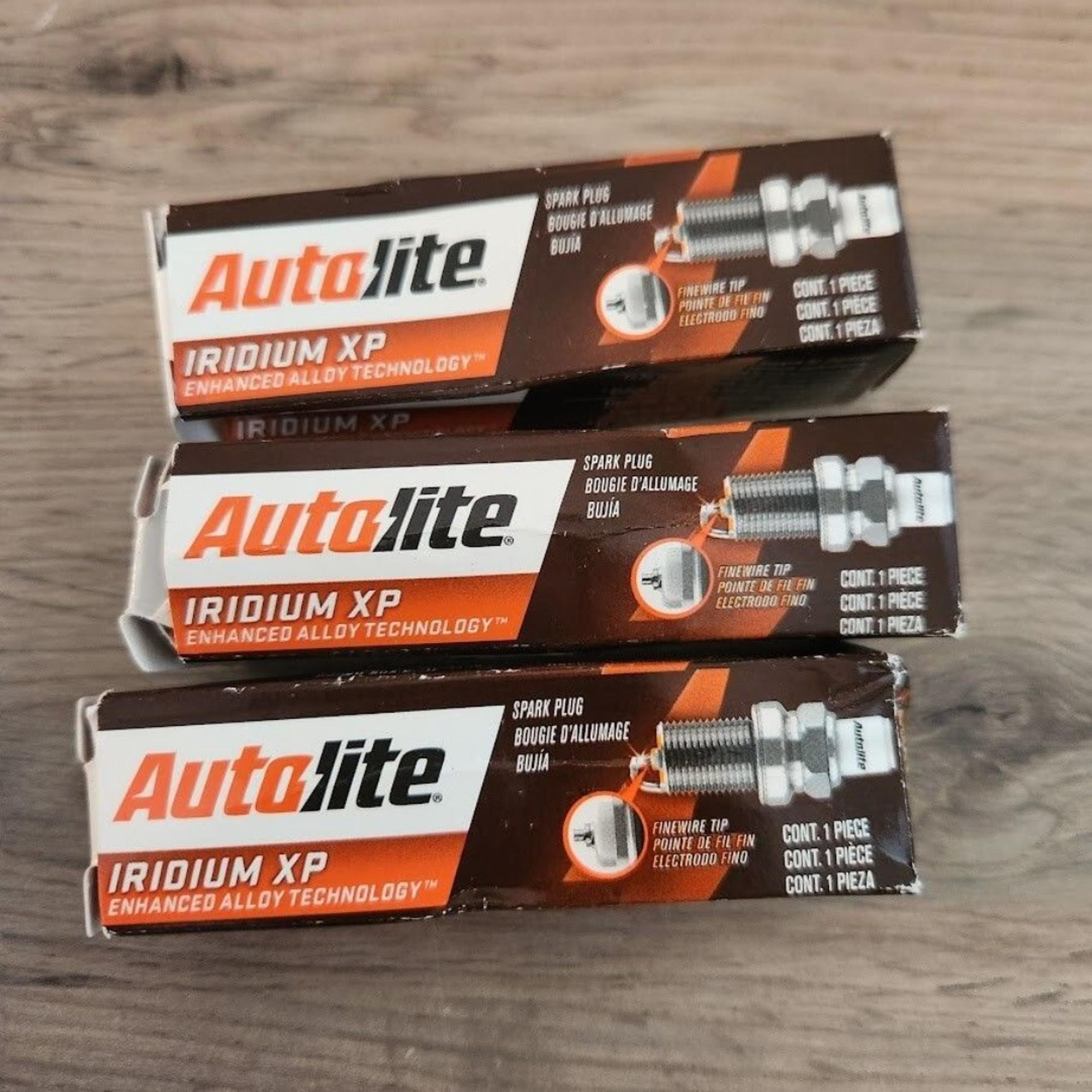 3 pc Autolite Iridium XP XP6203 Spark Plugs