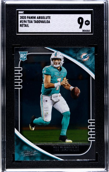 Tua Tagovailoa Rookie Panini Absolute SGC 9