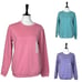 Karen Scott Women’s Sweatshirt Fleece Bundle New Pink Purple Teal Size Small