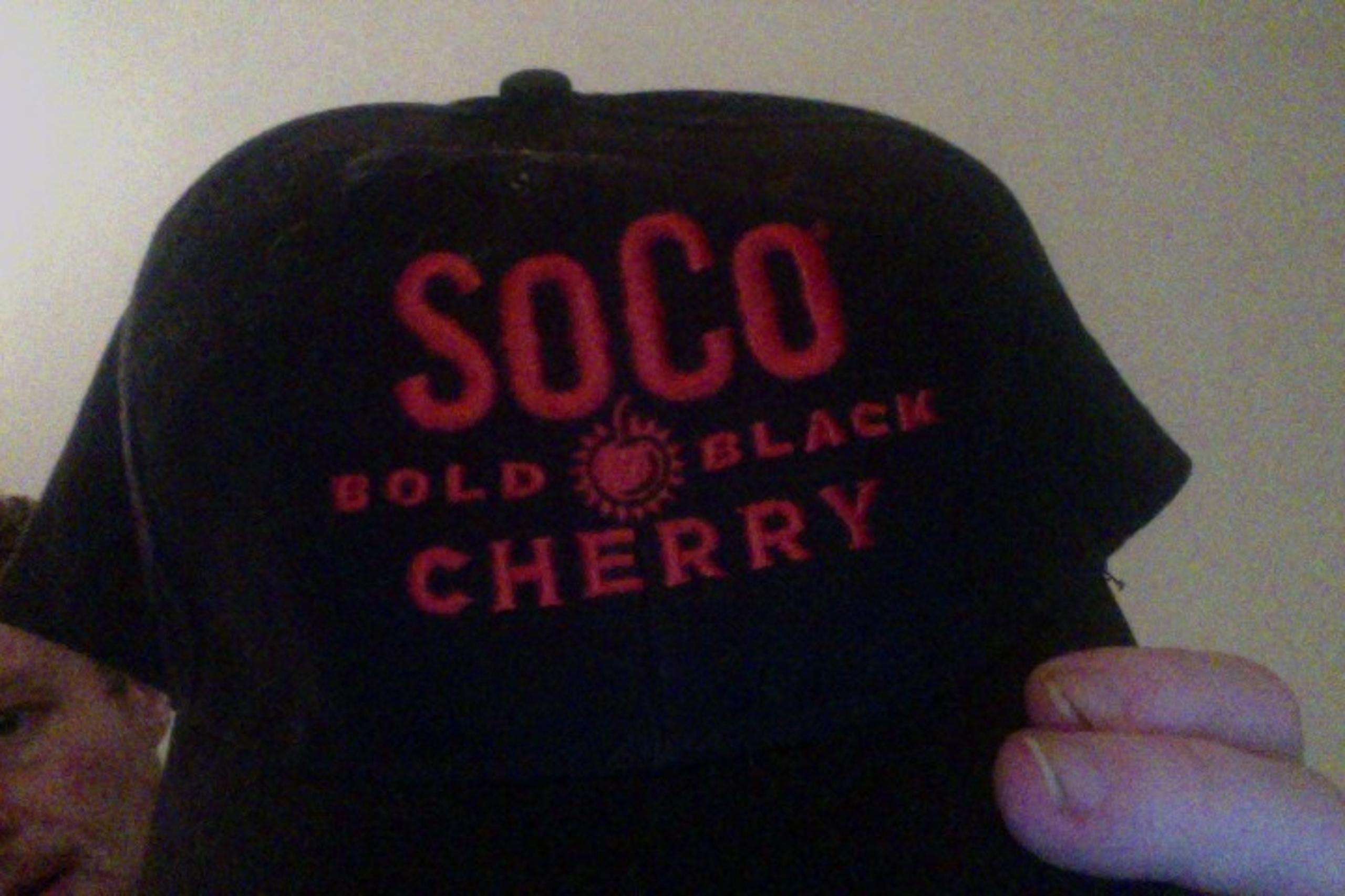 Southern Comfort Cherry Black Hat
