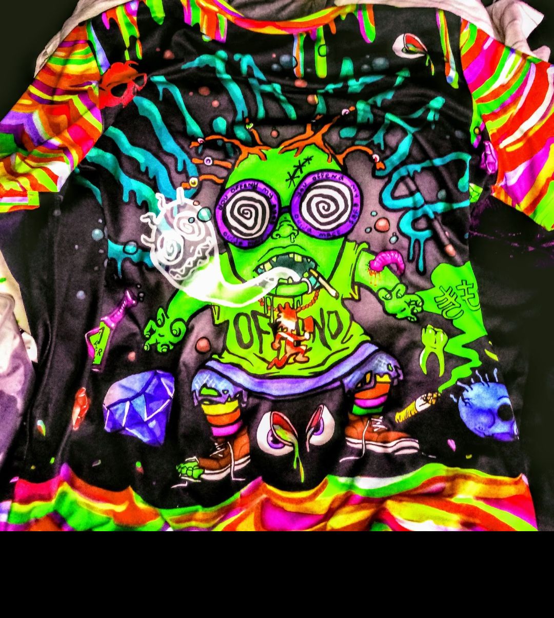 Ouija offend my eyes oop collab shirt