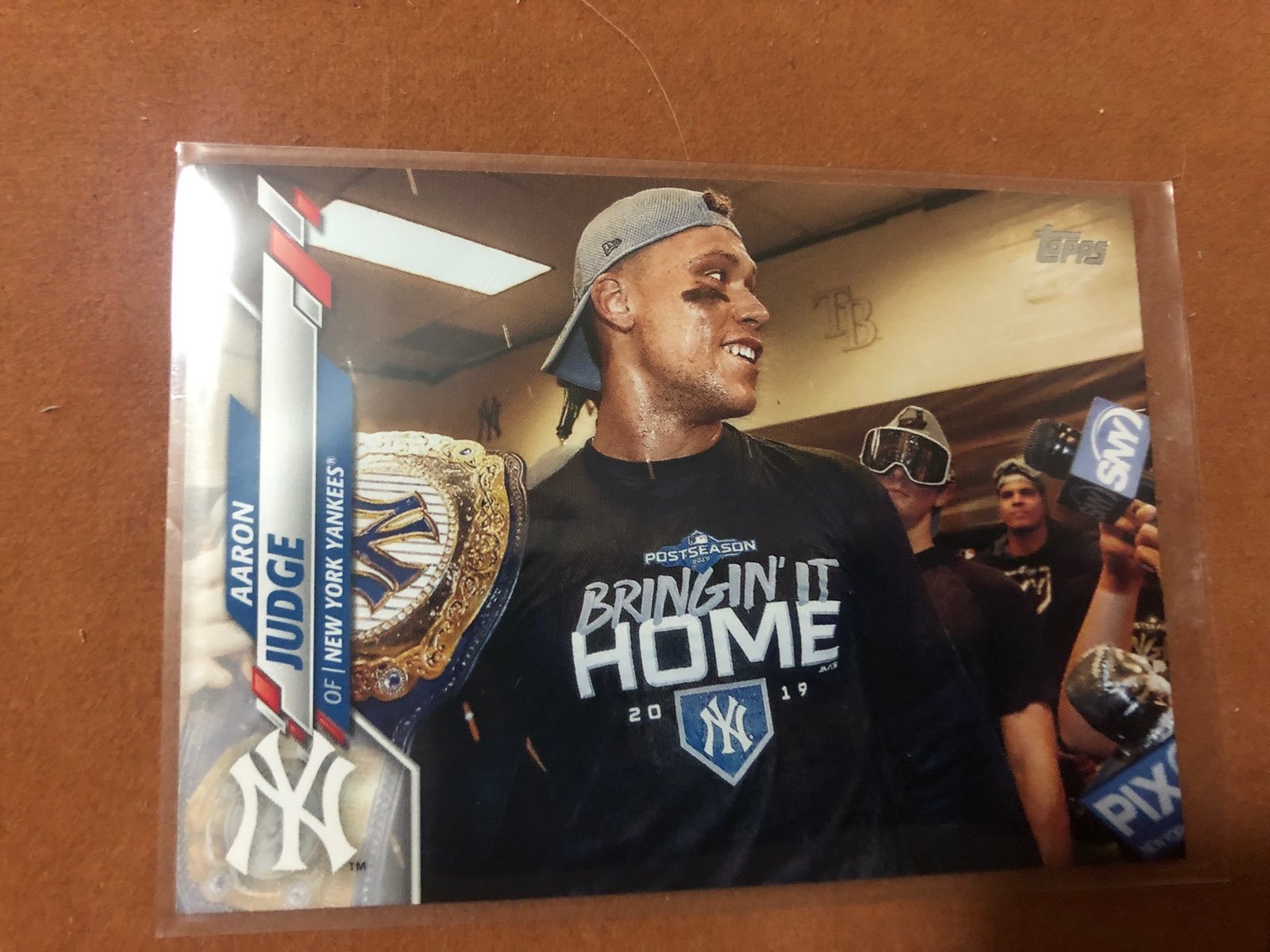 2020 Topps Update Aaron Judge short print variation
