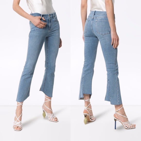 Frame Denim Le Crop Mini Boot Kick Flare Jeans 25