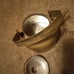 Vintage Old Brass Tea Kettle Unique Shape Collectible