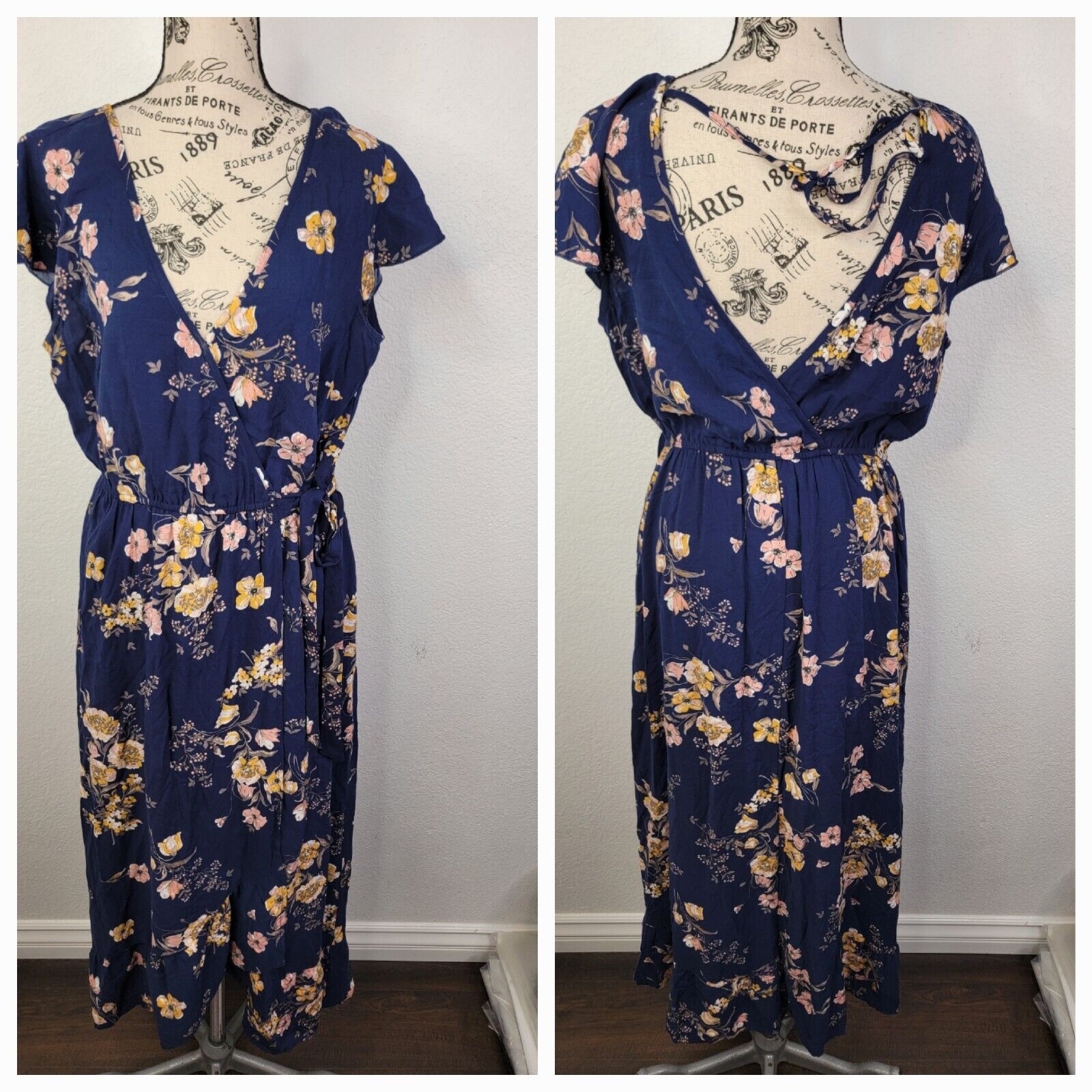 Band of Gypsies Flutter Sleeve Maxi Dresses Mercari