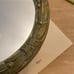 Vintage Brass Laurel Leaf Mini Mirror