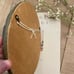 Vintage Brass Laurel Leaf Mini Mirror