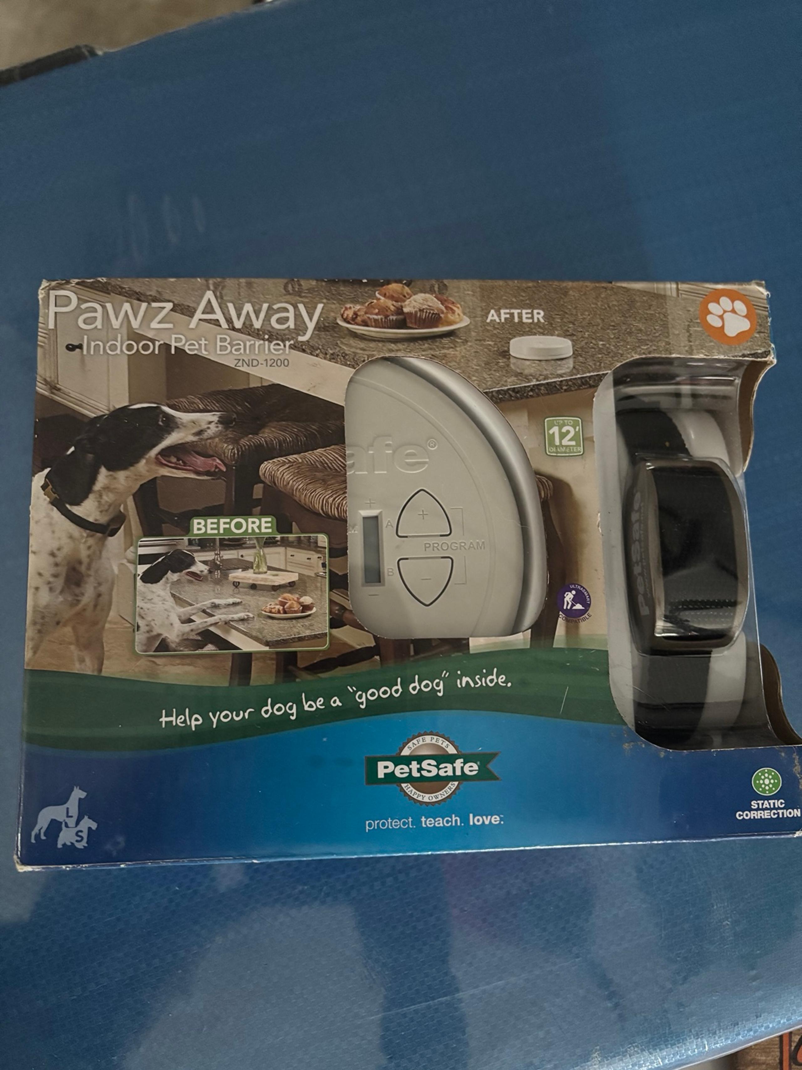 Paws away indoor pet barrier