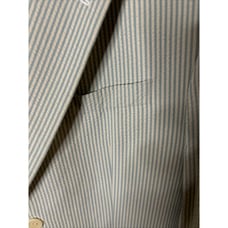 VTG Polo Ralph Lauren Cotton Seersucker Sports Striped Blaze Cotton Size 40 S
