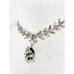 VTG Silver Collar Choker Necklace 16”