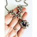 VTG Silver Collar Choker Necklace 16”