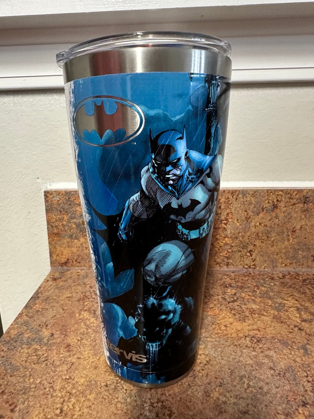 Batman 30oz Tervis Stainless Steel Tumbler NWOT