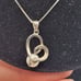 CP 925 Sterling Silver Pearl Forever Love Necklace 18in
