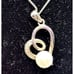 CP 925 Sterling Silver Pearl Forever Love Necklace 18in