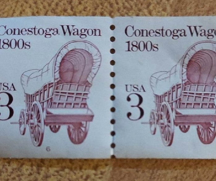 1800s Conestoga Wagon 3c Stamps