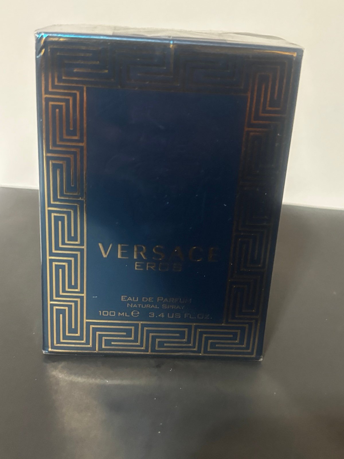 Versace Eros by Versace 3.4 Oz Spray Eau De Parfum Cologne Men's New & Sealed