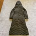 Karen Millen Down Filled Packable Longline Coat khaki olive size 4