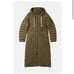 Karen Millen Down Filled Packable Longline Coat khaki olive size 4