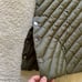 Karen Millen Down Filled Packable Longline Coat khaki olive size 4