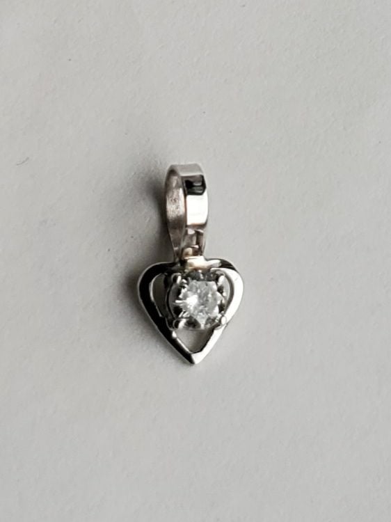 14k Gold Diamond Pendant