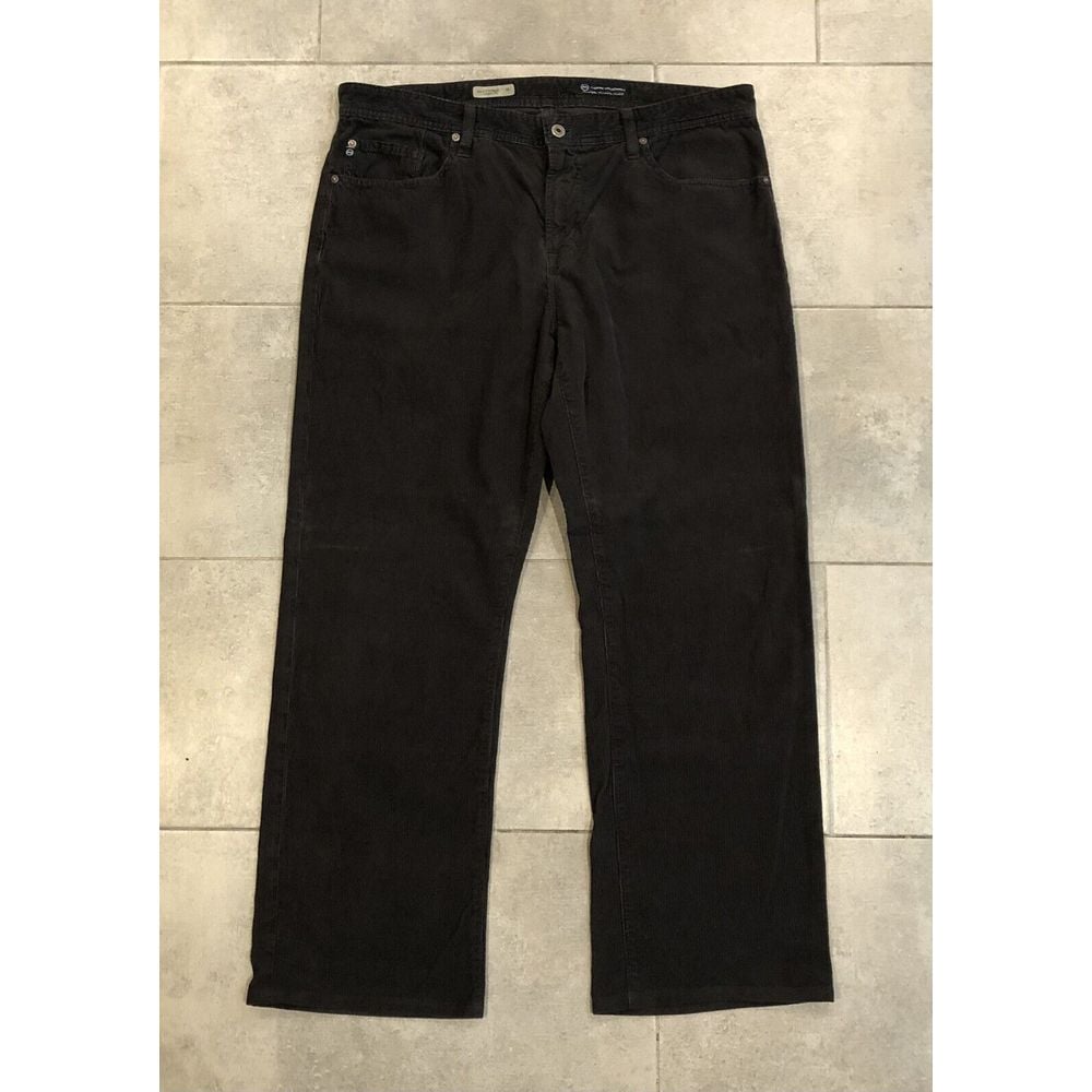AG Adriano Goldschmied The Protege Straight Leg Corduroy Handcrafted Jeans 38x31