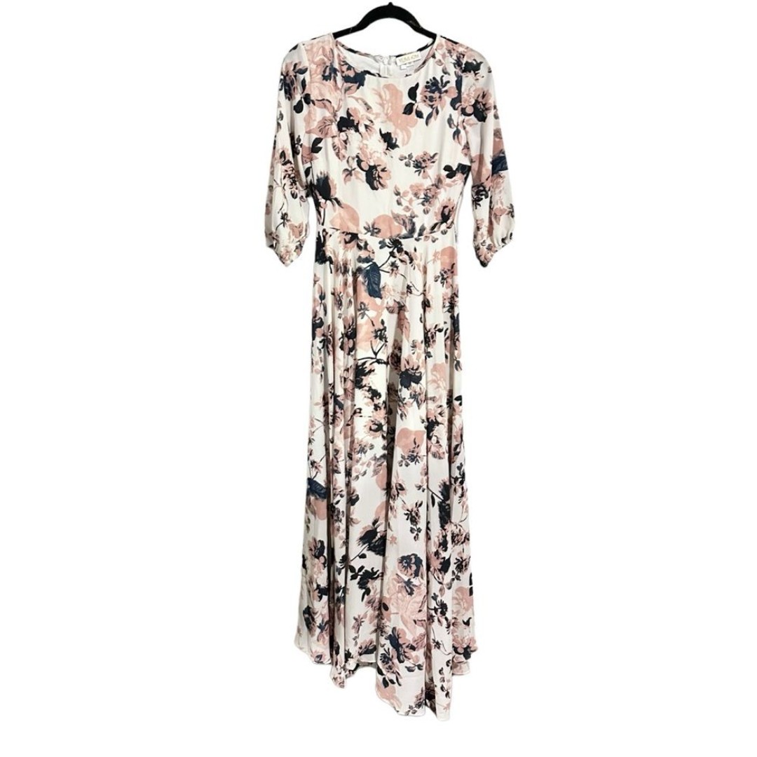 Yumi Kim Woodstock Floral Print Maxi Dress in French Mason Size XS NWT