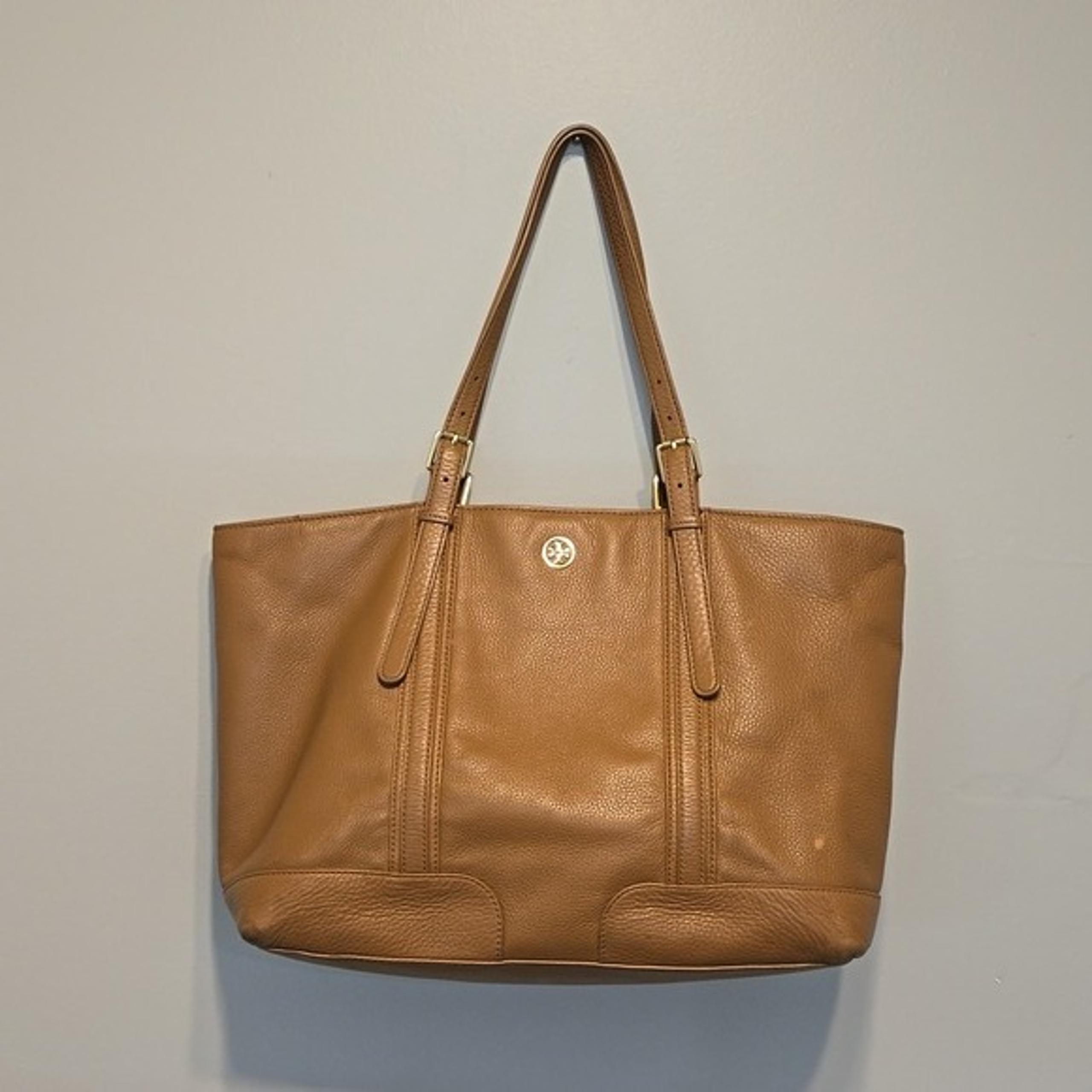 Tory Burch Womens Landon Tote Leather Tote Hobo Shoulder Bag Purse
