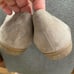GABOR Grey Suede Balerina Flat Buckle Shoes Sz 5UK 38EU/7.5 US Slovenia