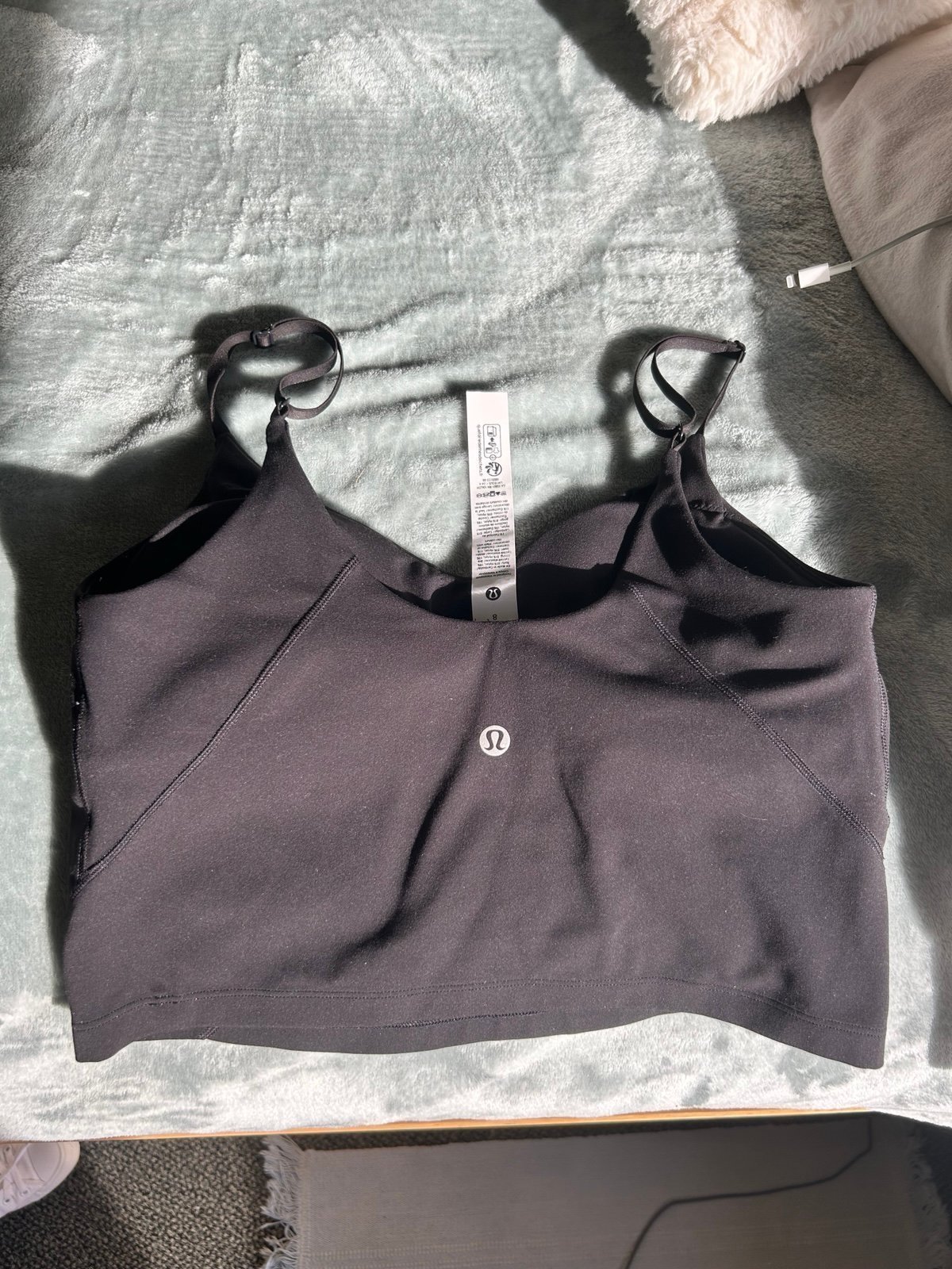 lululemon Align Cropped Cami Tank Top Size 8