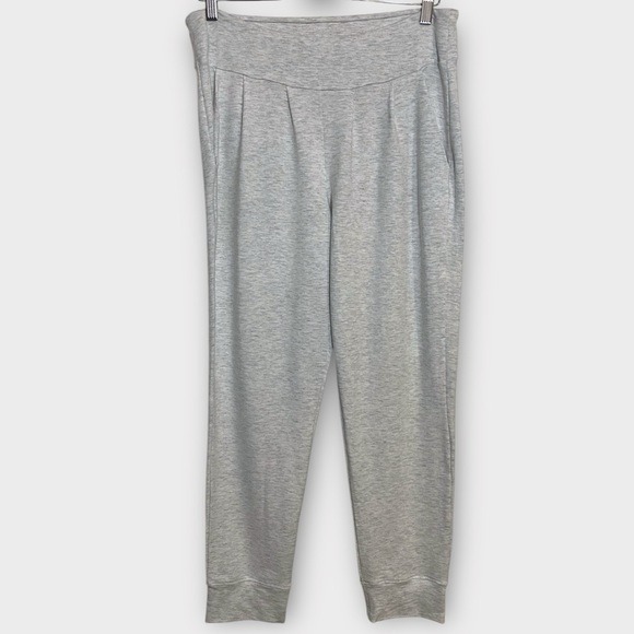 Hatch Collection Maternity Heathered Gray Indoor Outdoor Joggers Size 1/Small
