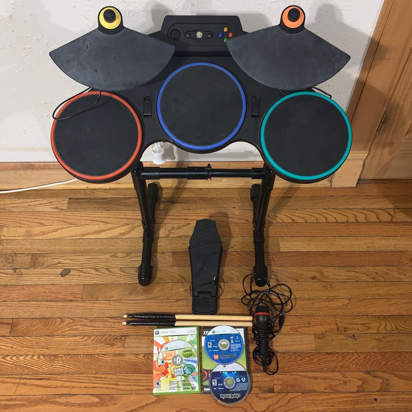 Xbox 360 Guitar Hero Drum sales Bundle