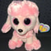 Ty Beanie Boos Princess The Pink Poodle Dog 6 Solid Eyes 2013 Tags