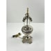Antique P&A Art Deco Victorian Boudoir Beaded Fringe Oil Converted Electric Lamp